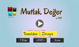 Mutlak Değer etap serisi