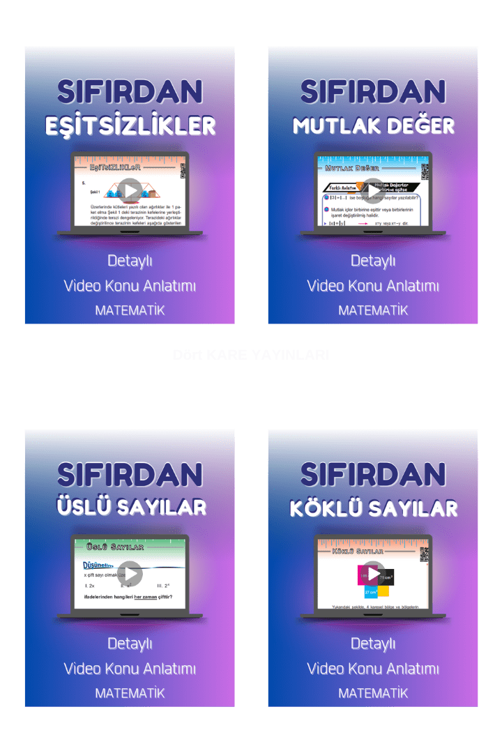 Çözümlü Örnekler - Adım adım çözümler